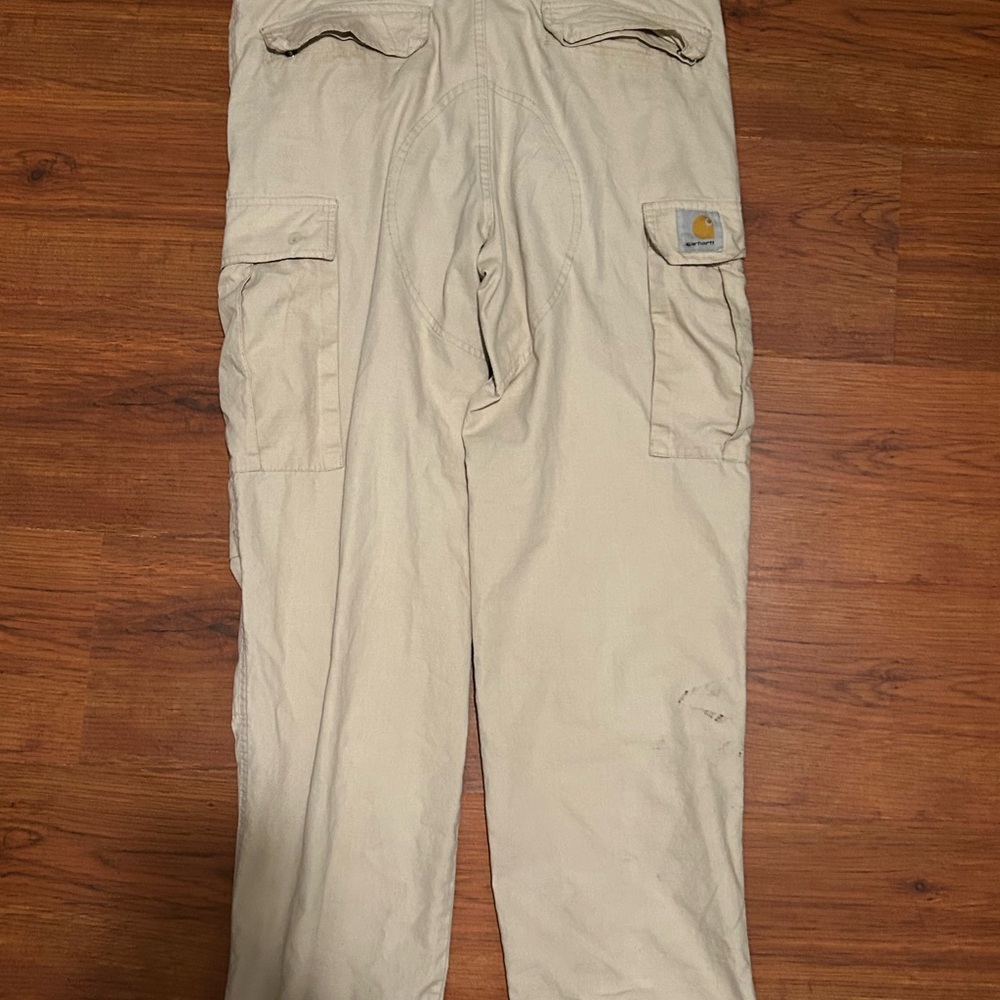 Carhartt Men's Cream Cargo Pants